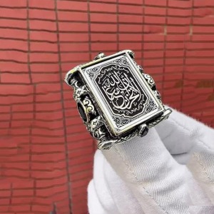 Gümüş İşlemeli özel işçilik Yüzük 