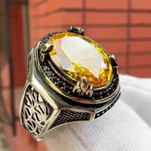 özel Model Gümüş Yüzükler Özel El işçiliği 