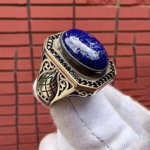 Özel tasarım Gümüş El İşçilikli Yüzük